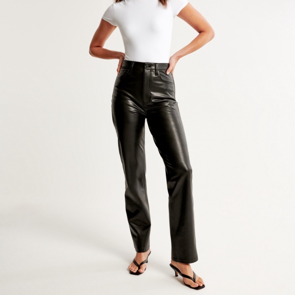 Abercrombie and Fitch Leather Pants